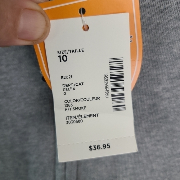 NEW Gymboree Jacket Kids Sz 10 Grey Zip Hooded SUPER SOFT MSRP $37 - Picture 6 of 6